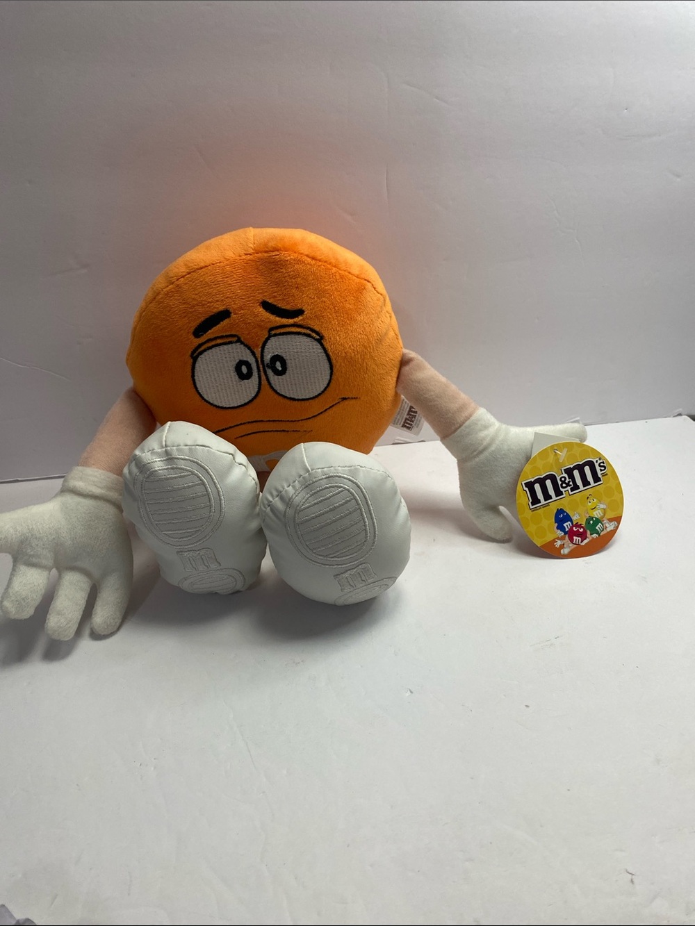 M&M's  Orange M&M Plush Stuffed Doll Toy Mars Candy Toy